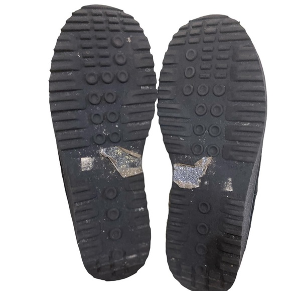 Cloud Nine sheepskin orthopedic slip-on clog slipper black suede size 7 - Picture 10 of 10